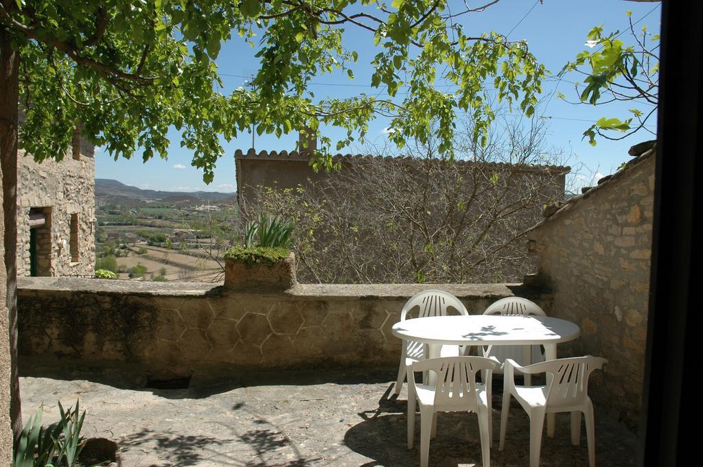 Casa Con Chimenea Y Vista Al Valle - Cal Valeriet Montsonis Bagian luar foto